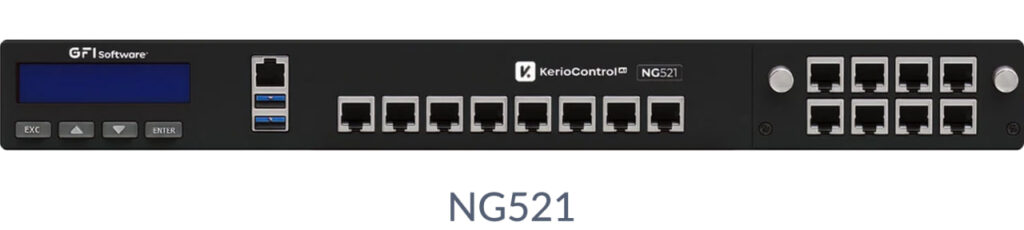 KerioControl NG521 — yangi avlod korporativ tarmoq ekrani